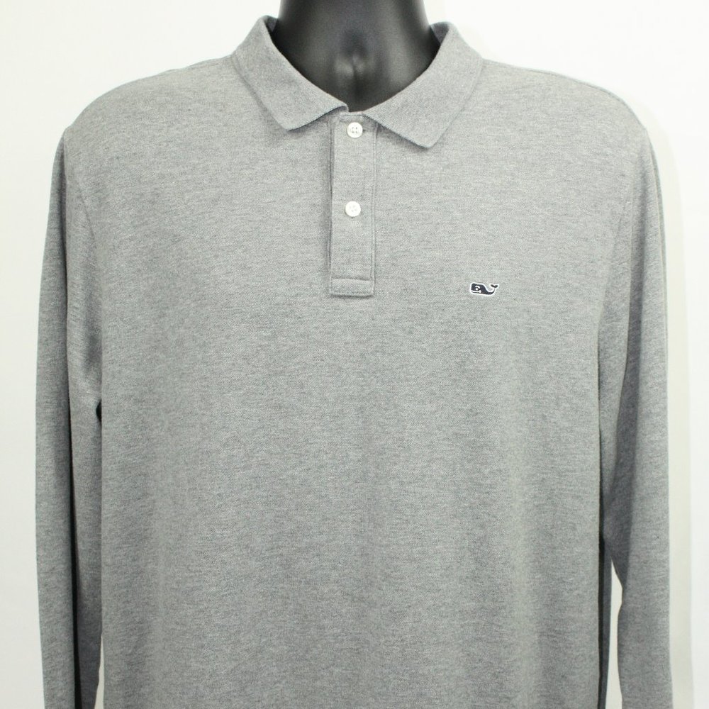 Vineyard Vines Men's Size Large Long Sleeve Polo